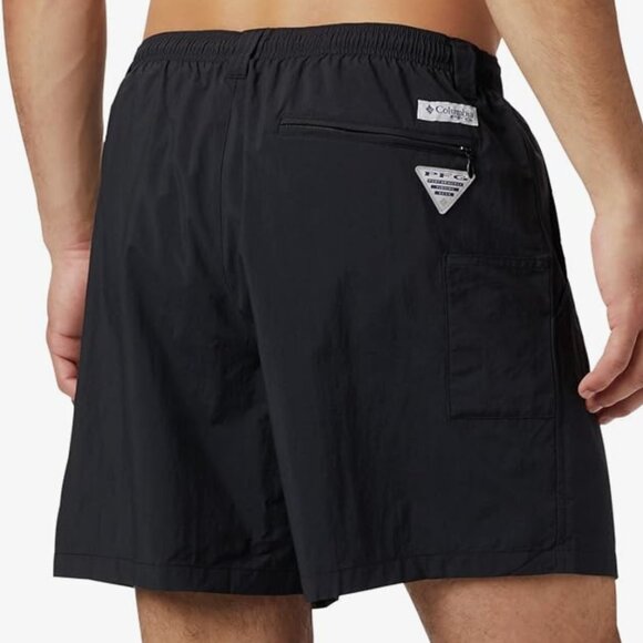 New Columbia Men’s Backcast III Water Shorts 2XL Black Quick-Dry Outdoor Swim - Picture 5 of 7
